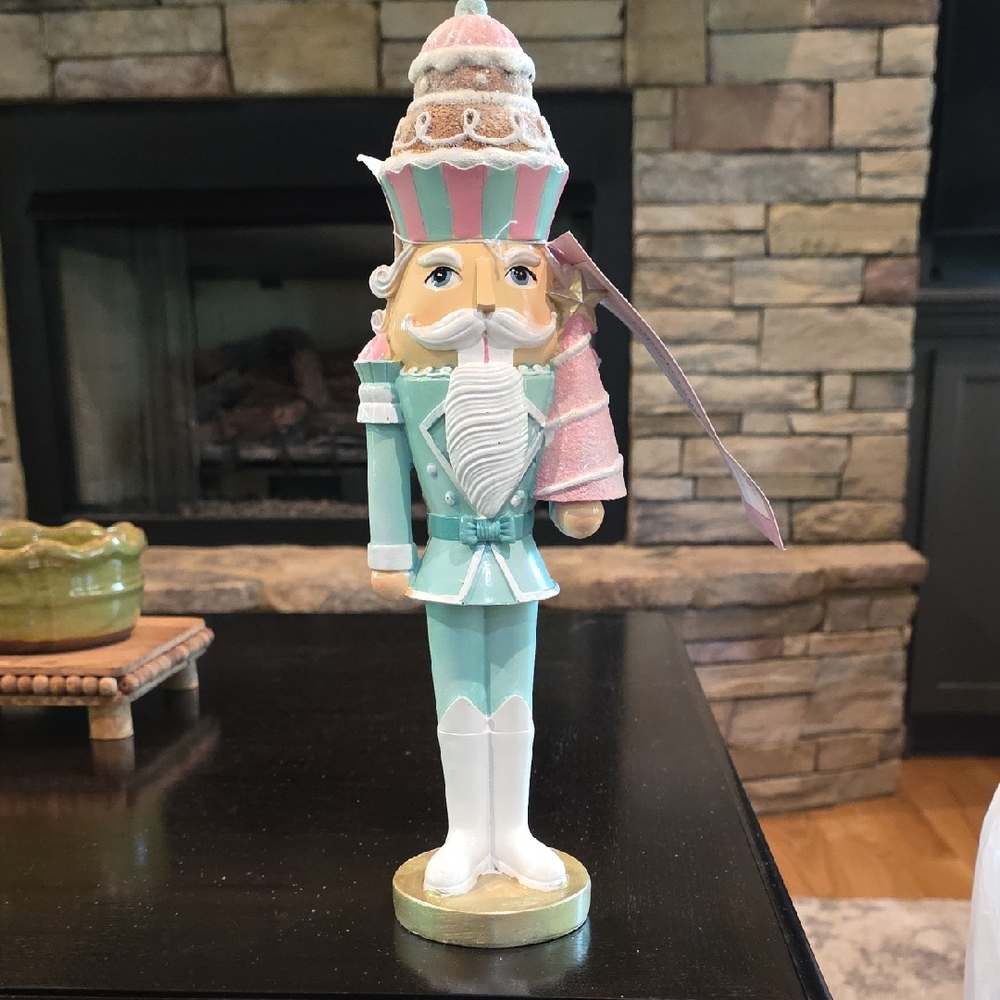 Pastel Nutcracker Figurine